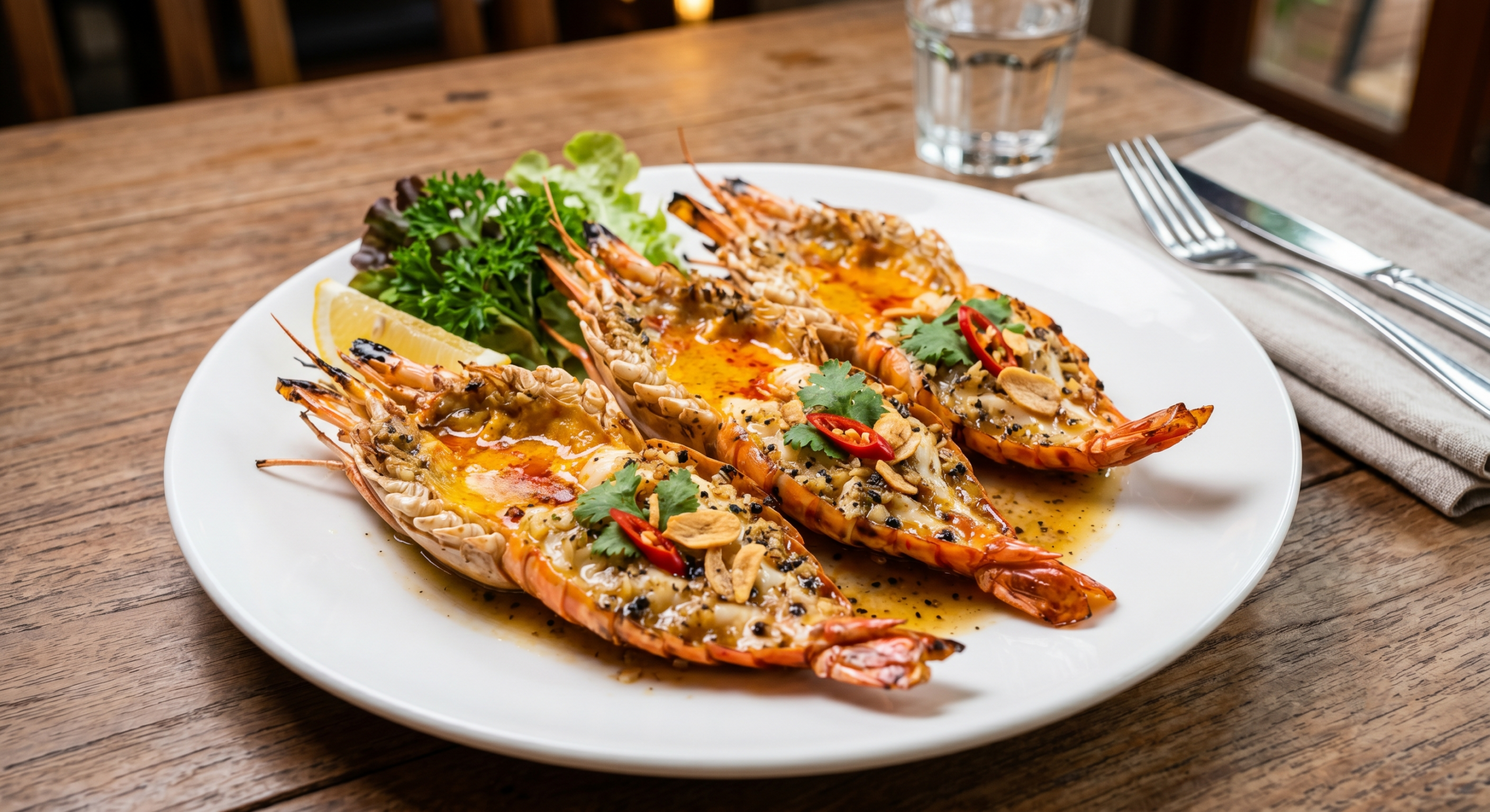 กุ้งอบเนย