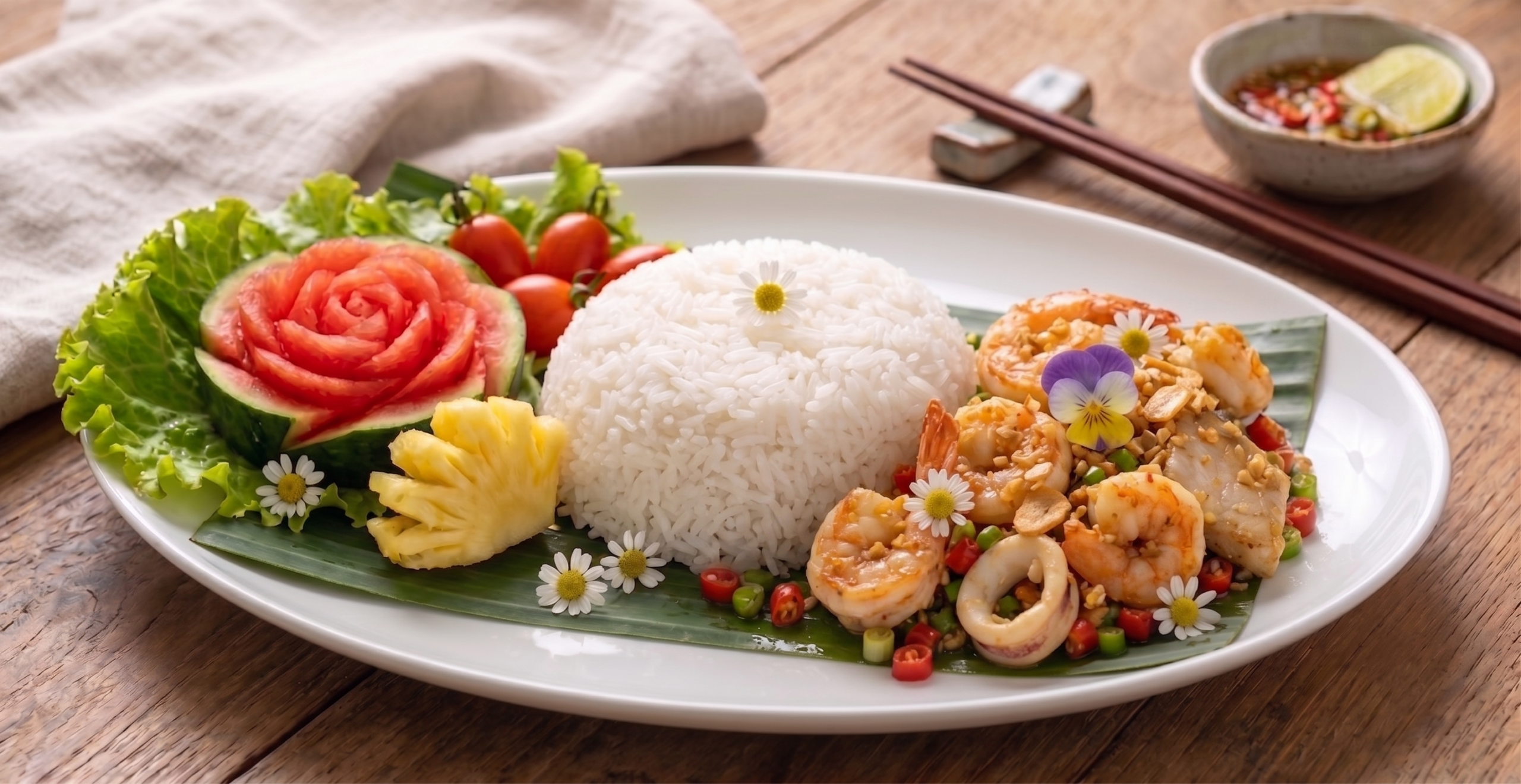 ข้าวทะเลตั่วพริกเกลือ