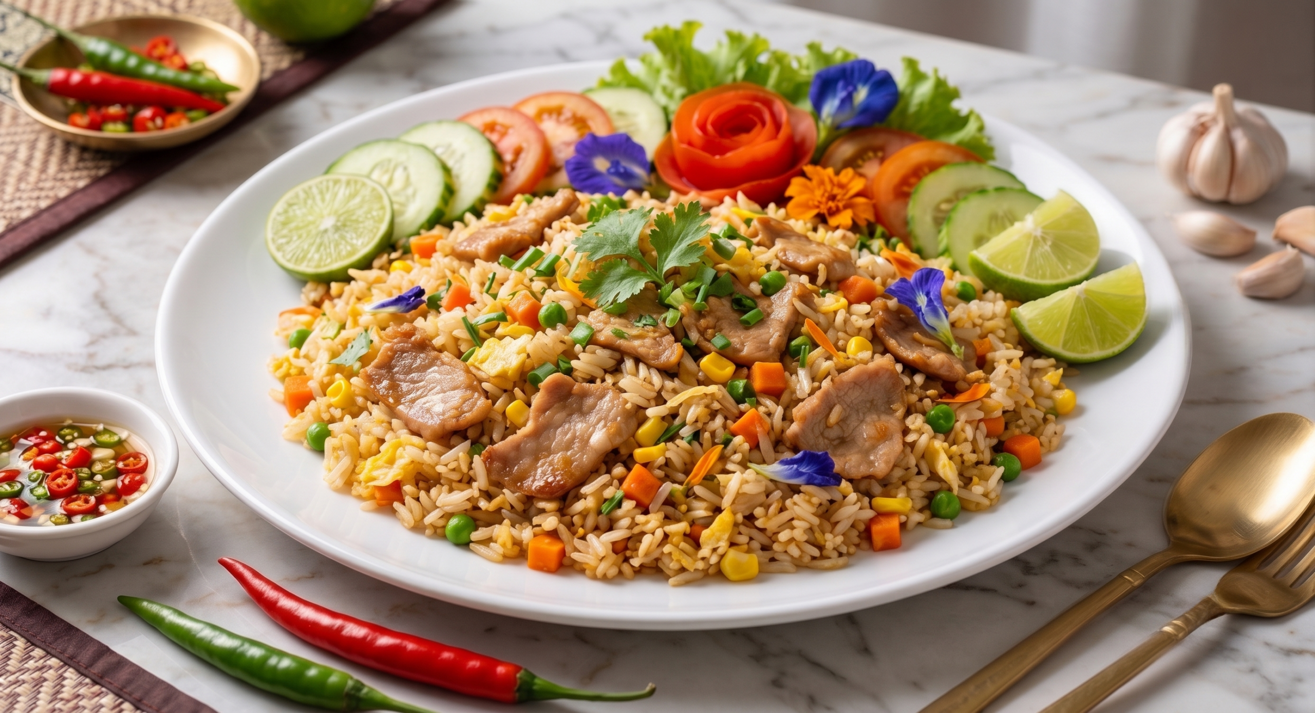 ข้าวผัดหมูใหญ่