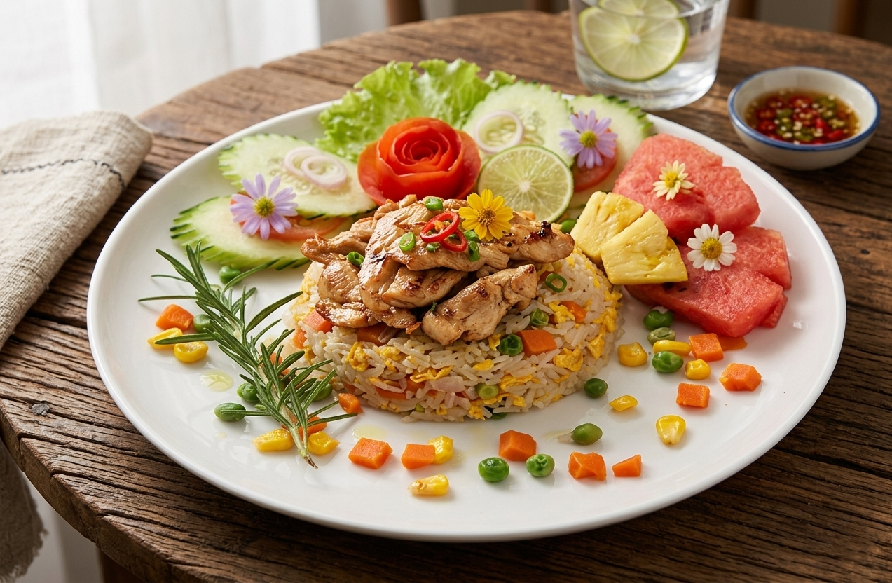 ข้าวผัดไก่