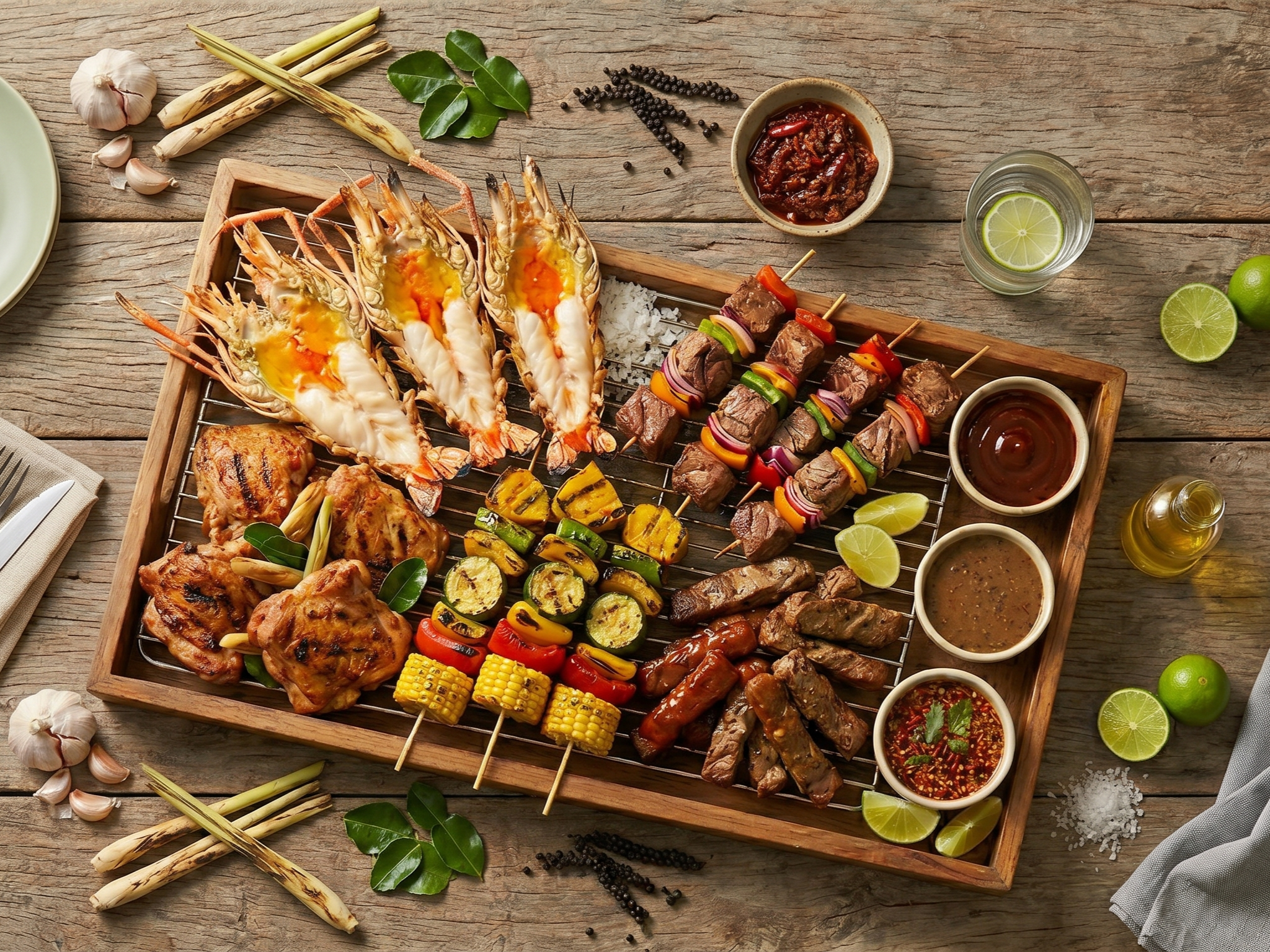 ชุดบาร์บีคิวครอบครัว