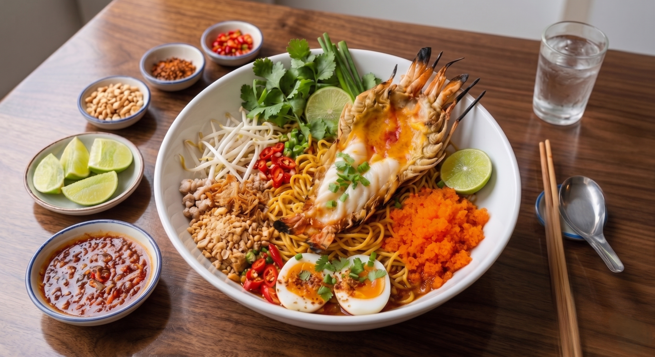 บะหมี่ต้มยำ “ริเวอร์คิงส์” (River King Tom Yum)