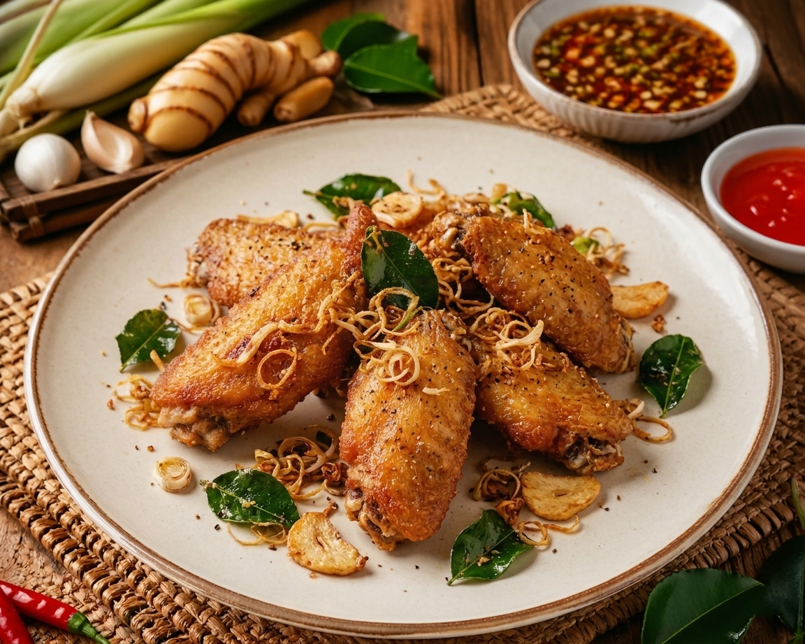 ปีกไก่สมุนไพร ใหญ่