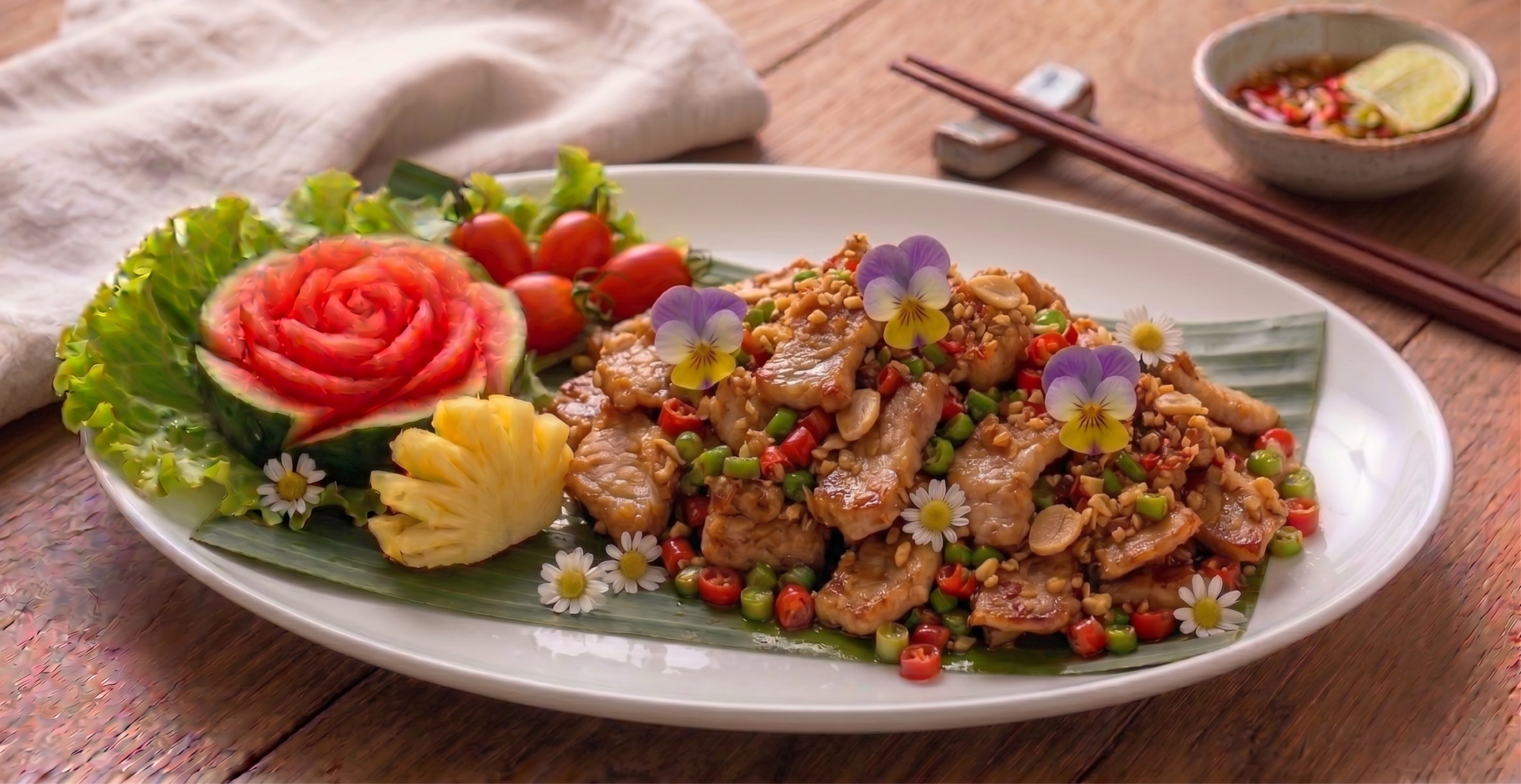 หมูคั่วพริกเกลือ