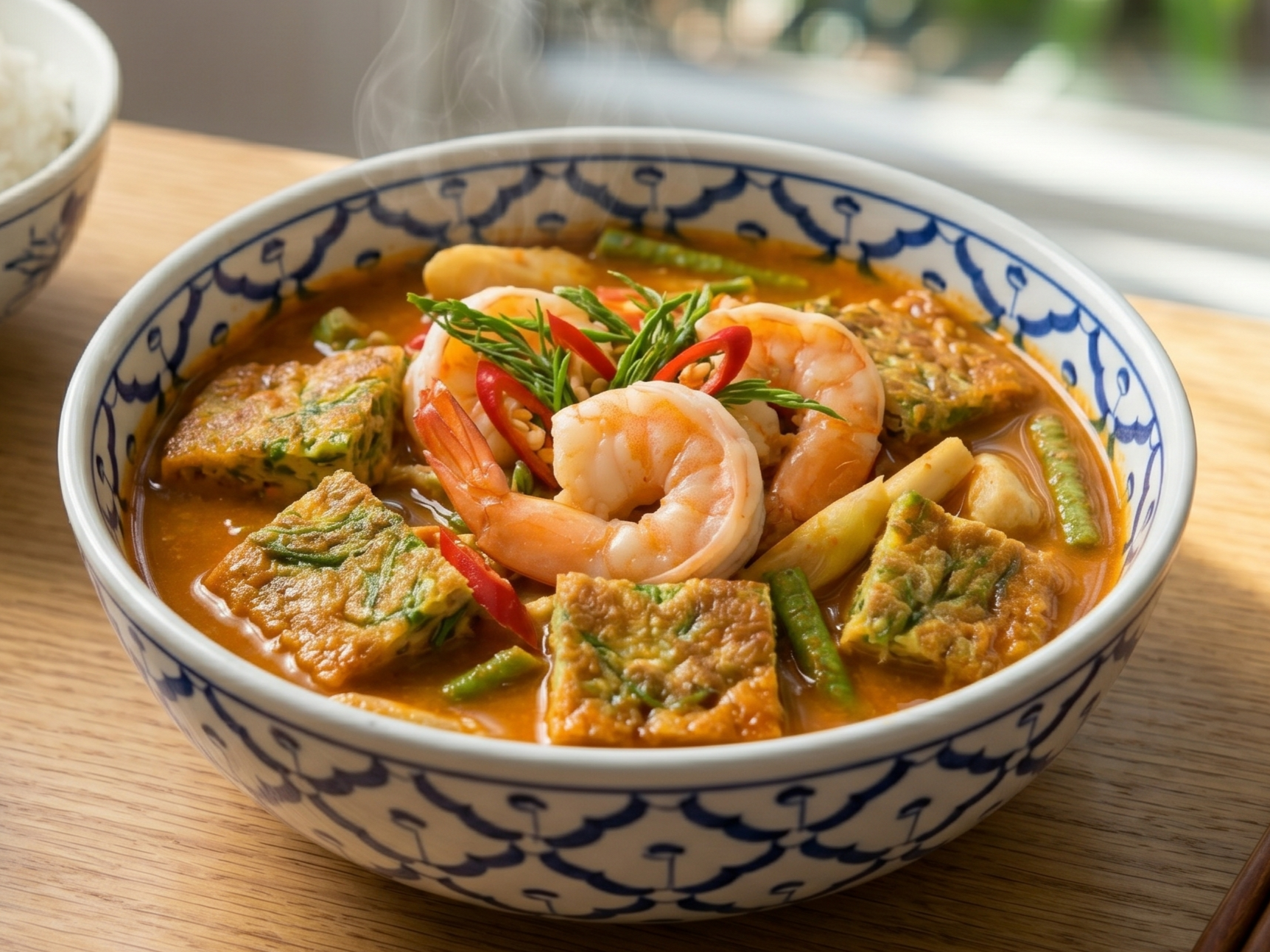 แกงส้มชะอมกุ้ง