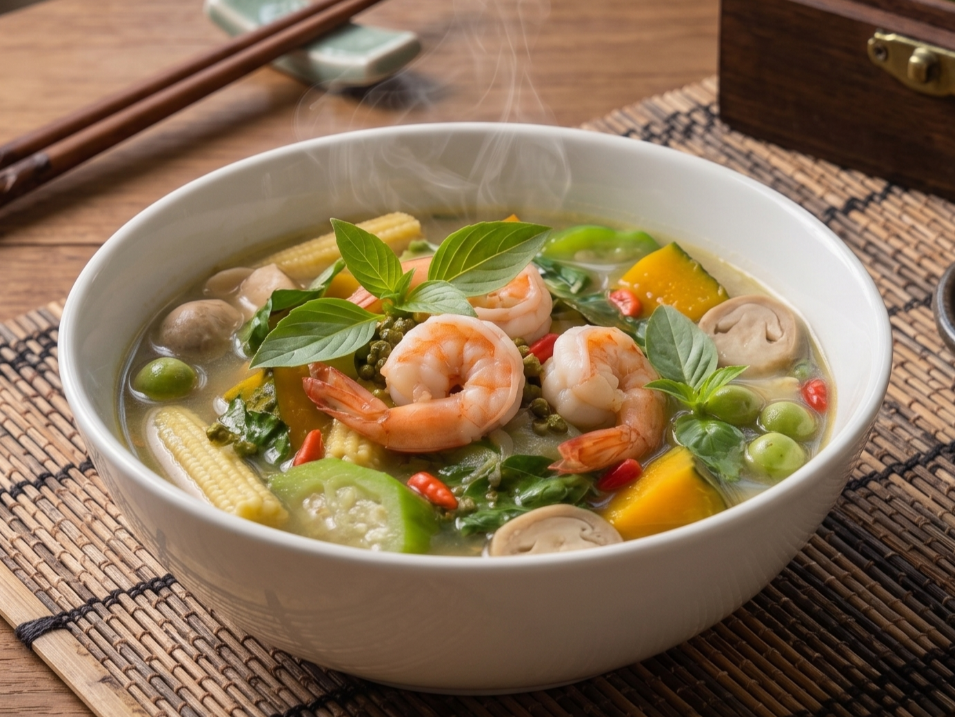 แกงเลียงกุ้ง